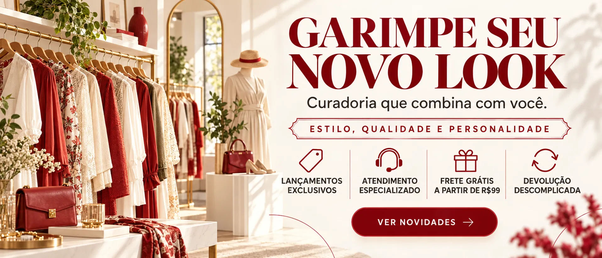 Garimpe seu novo look — curadoria que combina com você, estilo, qualidade e personalidade